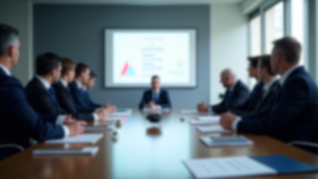 Interní zasedání bankovní rady České národní banky při diskusi o měnové politice a úrokových sazbách